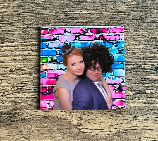 Foto magnesy na wesele Tarnobrzeg – kolorowy magnes ślubny