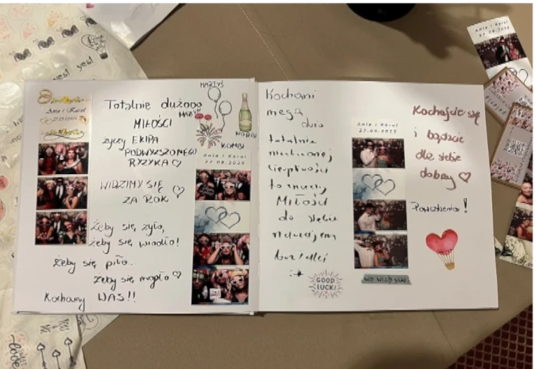 księga gości do fotobudki
