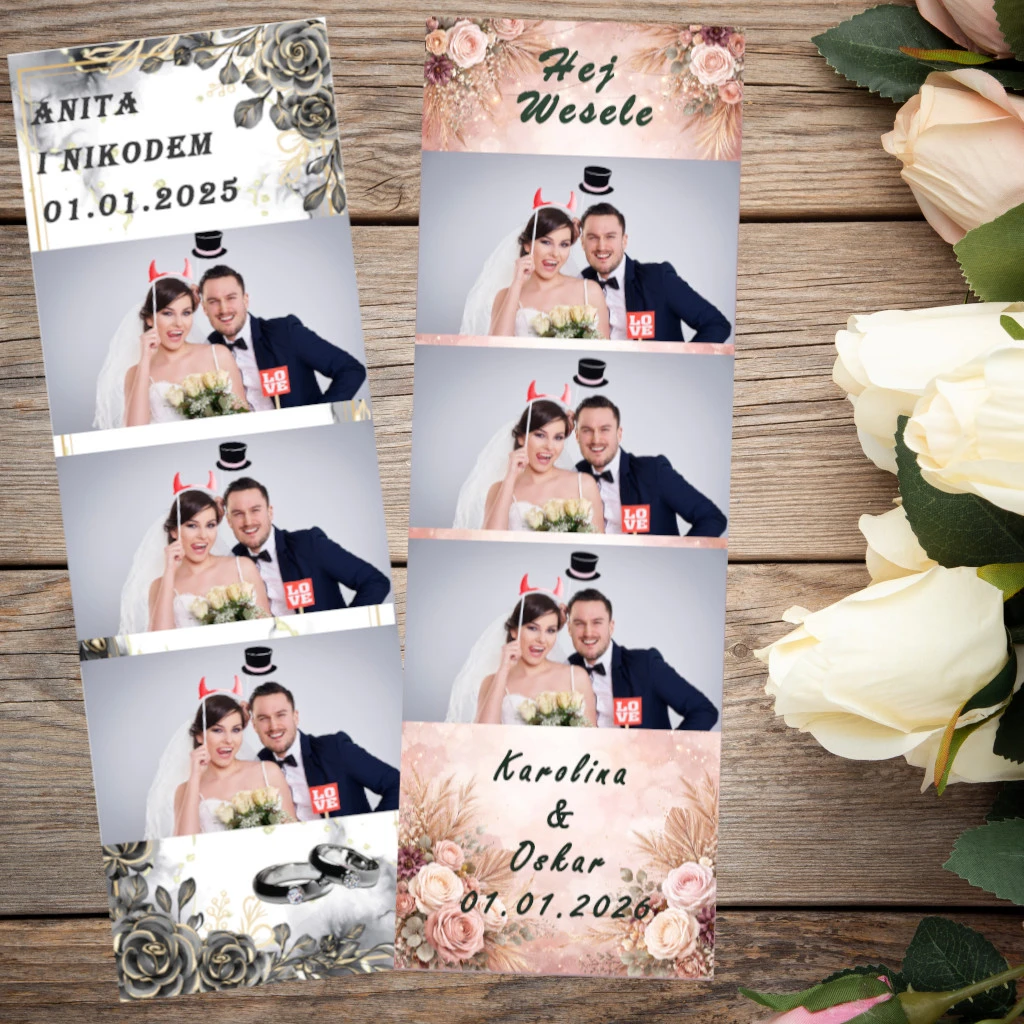 weselne ramki do fotobudki
