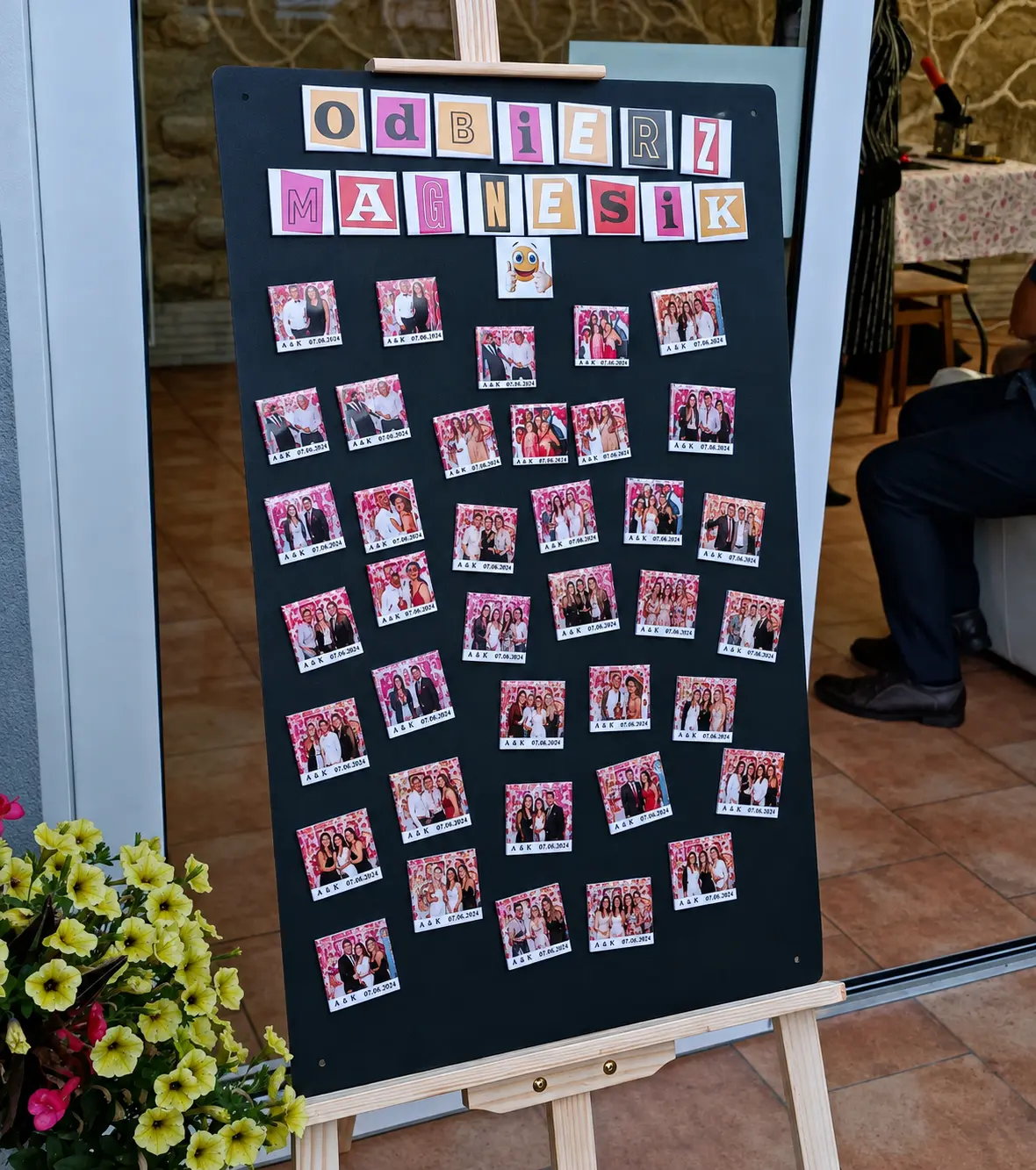magnesiki, foto-magnesy na wesele Rzeszów – foto magnesy z imprezy tworzone na żywo podczas wesela w województwie podkarpackim